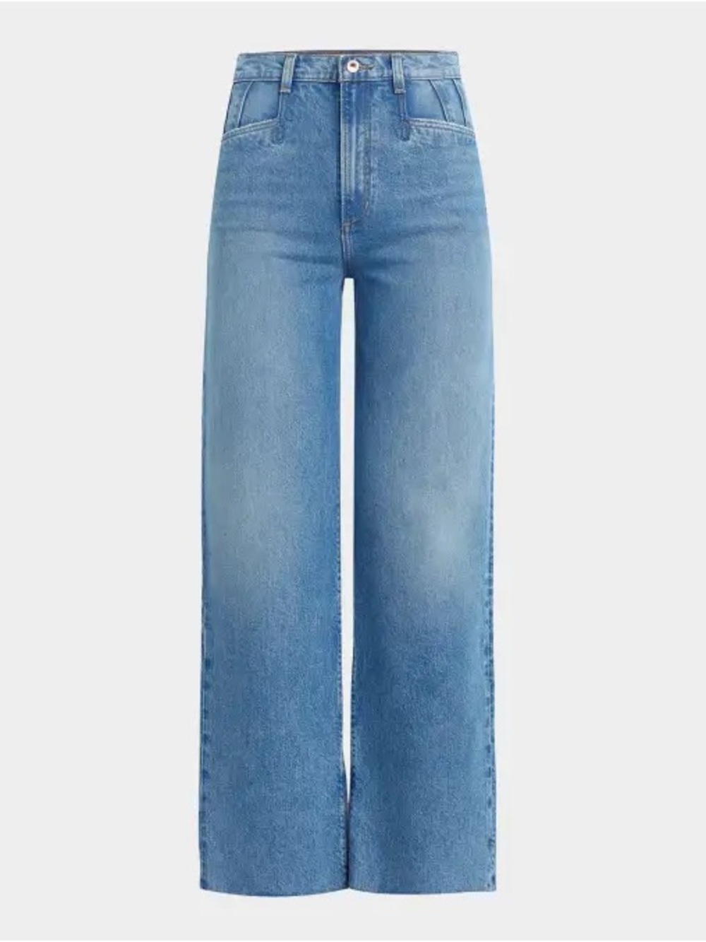 FAVORITE DAUGHTER | Jordie Super High-Rise Wide-Leg Jeans - Light Blue